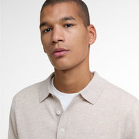 Hutherston Knitted Polo Shirt