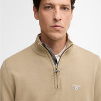 Lingwood Compact Cotton Half Zip Sweater