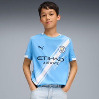 Man City 25/26 Home Football Shirt Jnr