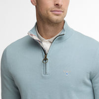 Lingwood Compact Cotton Half Zip Sweater