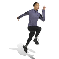 Own The Run Winterized Hooded 1/2 Zip Jacket - Womens