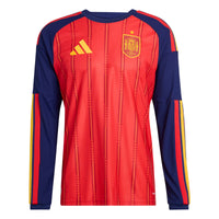 Spain 26 Home Long Sleeve Authentic Football Shirt