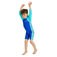 Oceanic Long Sleeve All In One Junior Swimwear