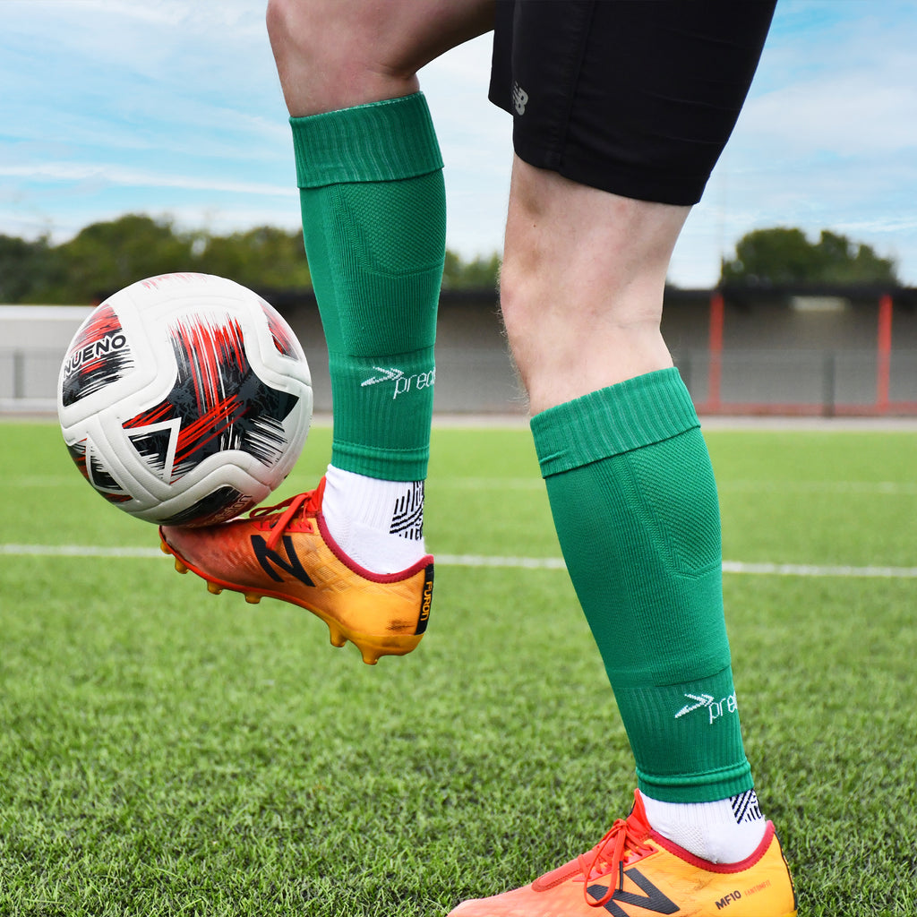 Precision Training Plain Pro Footless Sleeve Socks - Black – Greaves Sports