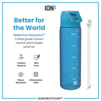 Recyclon Water Bottle with Straw (500ml)