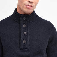 Essential Patch Half Zip Knitted Jumper