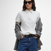 Hartland Knitted Polo Jumper Womens