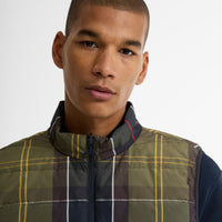 Reversible Tartan Puffer Gilet
