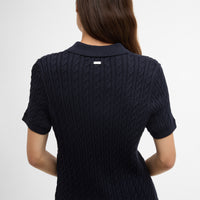 Hartland Knitted Polo Shirt Womens