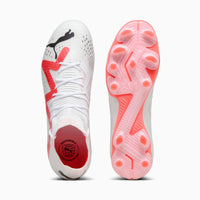 Puma Future Pro FG/AG football boots. White & fire orchid colour