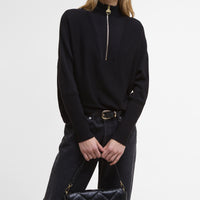 Lola Half-Zipped Knitted Jumper Womens