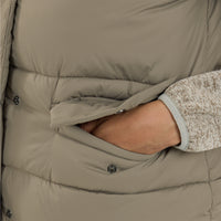 Women's Amaretto Long Puffer Vest