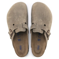 Boston Soft Footbed Oiled Leather Sandals