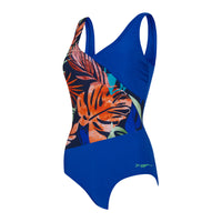 Elegance Front Crossover V-Back Swimsuit Womens
