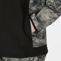 Deaglan Printed Half Zip Jacket