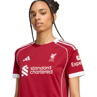Liverpool 25/26 Home Football Shirt Womens