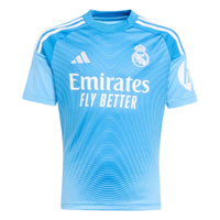 Real Madrid 25/26 Home GK Football Kit Jnr