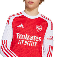 Arsenal 25/26 Home L/S Football Shirt Jnr