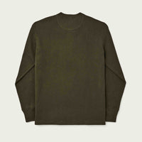 Waffle Knit Henley Waffle Cotton T-Shirt