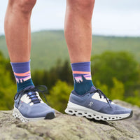 Trail Max Cushion Mini Crew Running Socks