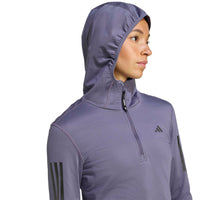 Own The Run Winterized Hooded 1/2 Zip Jacket - Womens