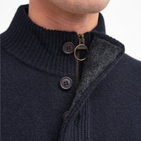 Essential Patch Half Zip Knitted Jumper