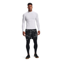 Under Armour ColdGear Armour Comp Mock Top in white.