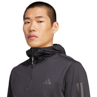 Own The Run Winterized Hooded 1/2 Zip Jacket