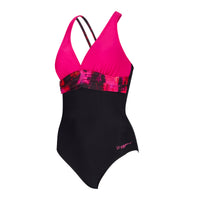 Inferno Panel Crossback Swimsuit Womens