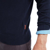 Lewis Lambswool 1/4 Zip Jumper