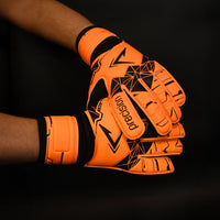 Junior Fusion X Flat Cut Essential Goal Keeper Gloves