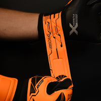 Junior Fusion X Flat Cut Essential Goal Keeper Gloves