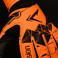 Junior Fusion X Flat Cut Essential Goal Keeper Gloves