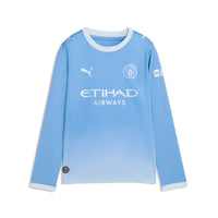Man City 26/27 Home L/S Football Shirt Jnr