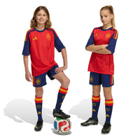 Spain 26 Home Football Shorts Jnr