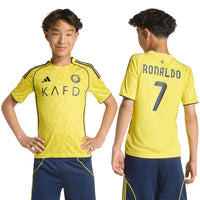 Al Nassr 25/26 Home Ronaldo Football Shirt Jnr