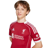 Liverpool 25/26 Home Football Shirt Jnr