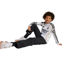 Real Madrid 25/26 Home L/S Football Shirt Jnr