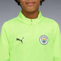 Man City 25/26 Training 1/4 Football Zip Top Jnr