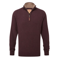 Lewis Lambswool 1/4 Zip Jumper