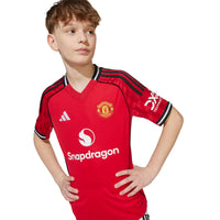 Man Utd 25/26 Home Football Shirt Jnr