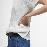 Hartland Knitted Polo Jumper Womens