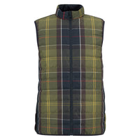 Reversible Tartan Puffer Gilet