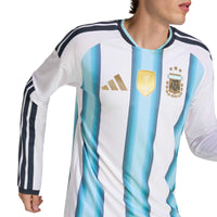 Argentina 26 Home Authentic L/S Football Shirt