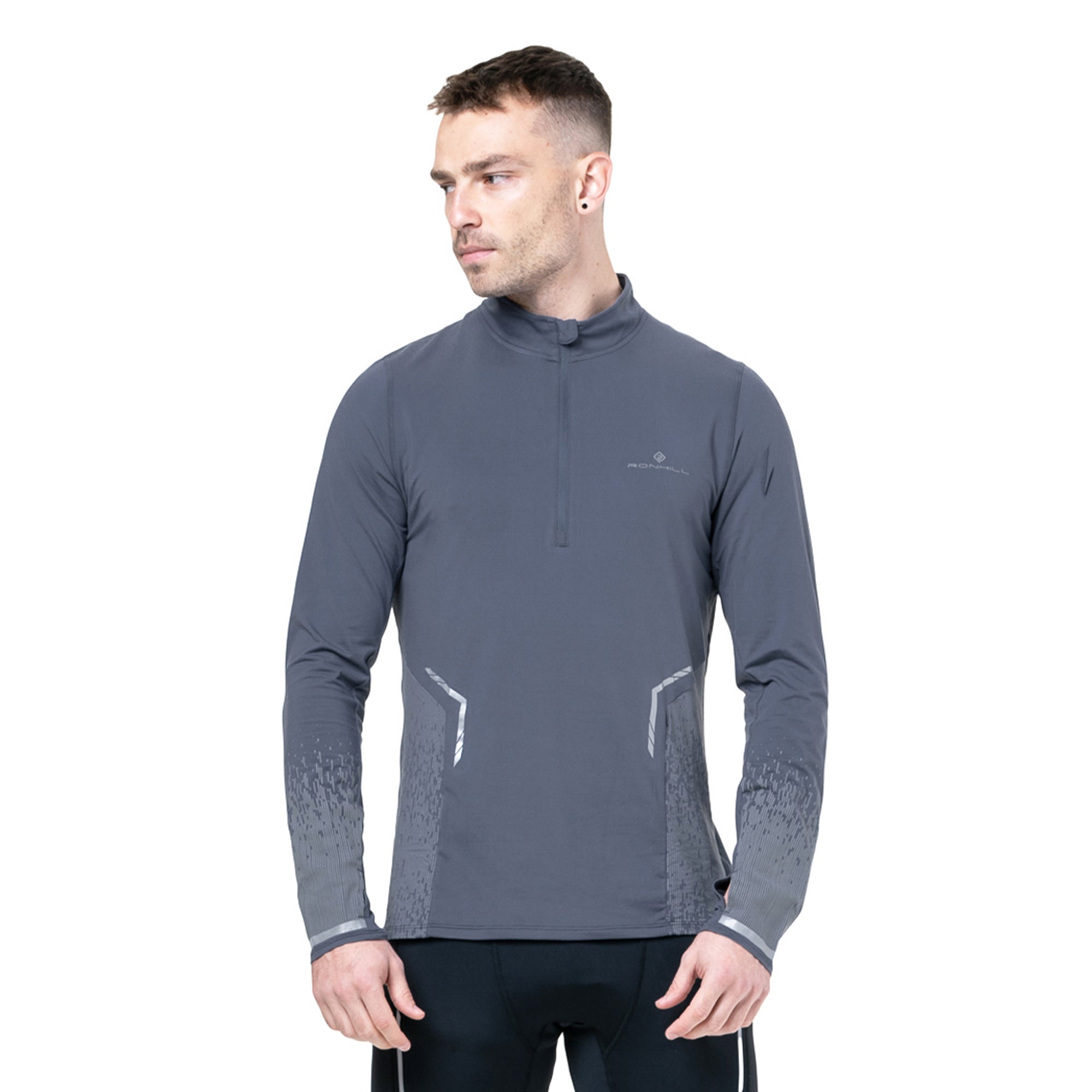 Ronhill Tech Reflect Running 1/2 Zip Anchor/Reflect – Greaves Sports