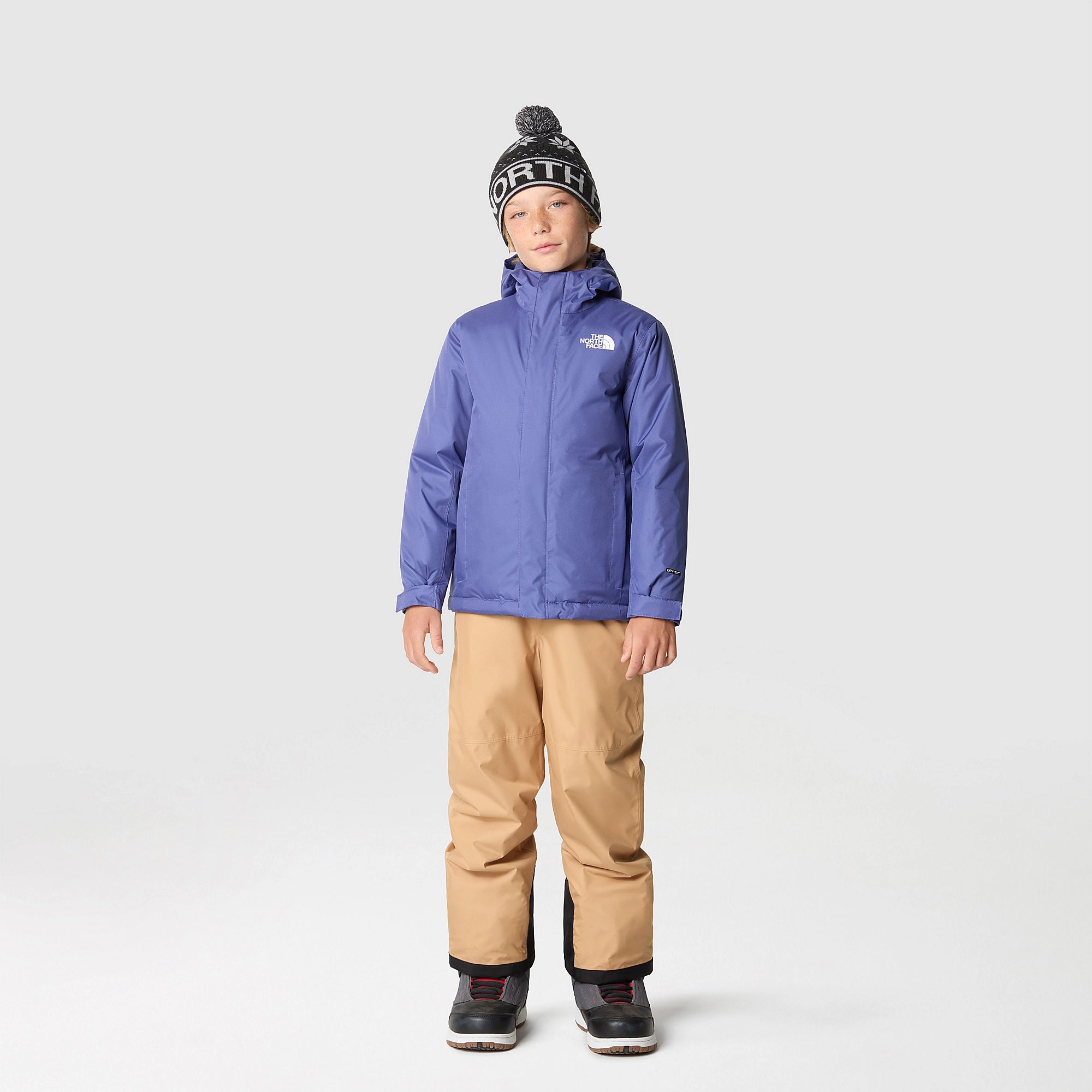 The North Face Teen s Snowquest Jacket Cave Blue Greaves Sports