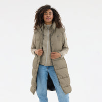 Women's Amaretto Long Puffer Vest