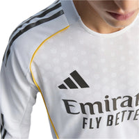 Real Madrid 25/26 Home L/S Authentic Football Shirt