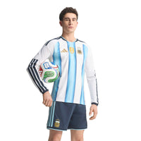 Argentina 26 Home Authentic L/S Football Shirt