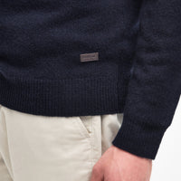 Essential Patch Half Zip Knitted Jumper